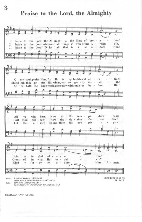 African Methodist Episcopal Church Hymnal page 4
