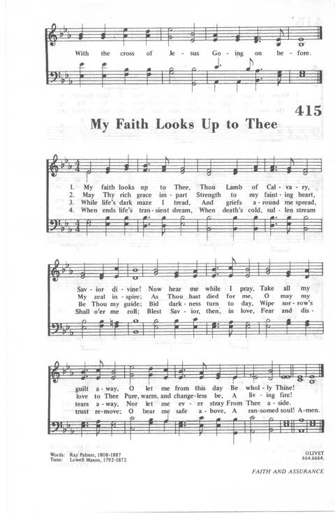 African Methodist Episcopal Church Hymnal page 446