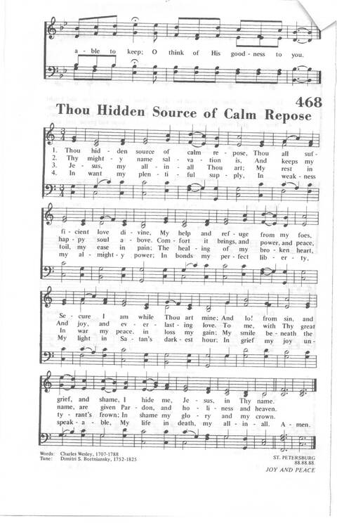African Methodist Episcopal Church Hymnal page 518