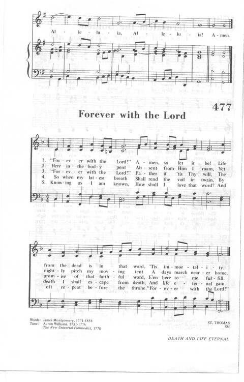 African Methodist Episcopal Church Hymnal page 528