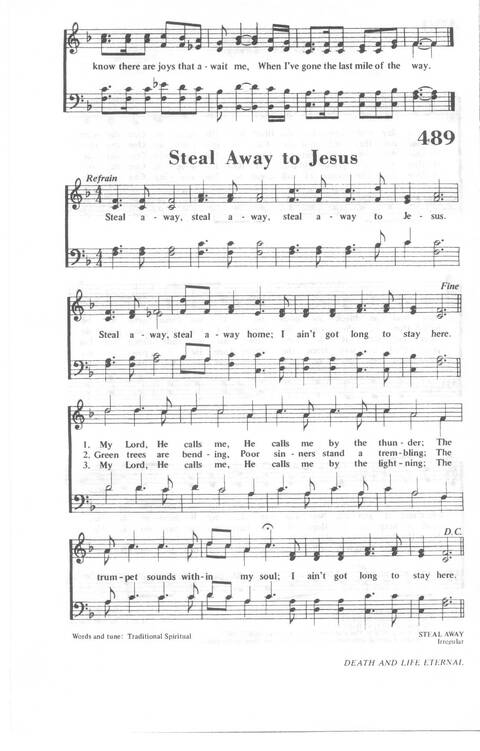 African Methodist Episcopal Church Hymnal page 542