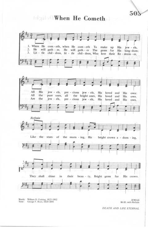 African Methodist Episcopal Church Hymnal page 562
