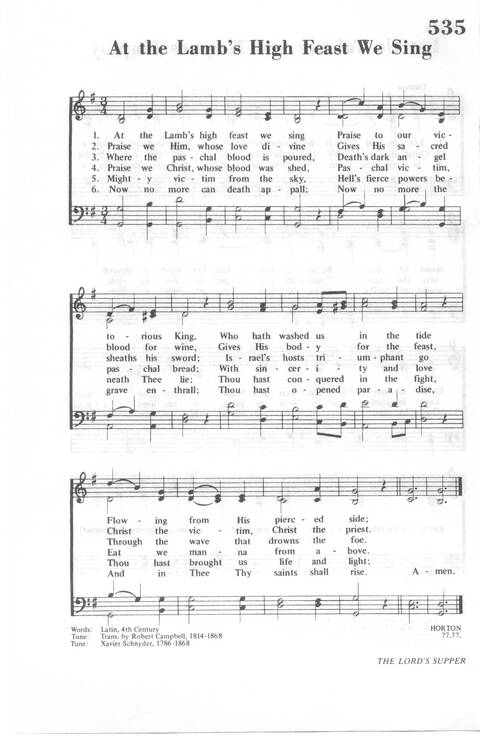 African Methodist Episcopal Church Hymnal page 592