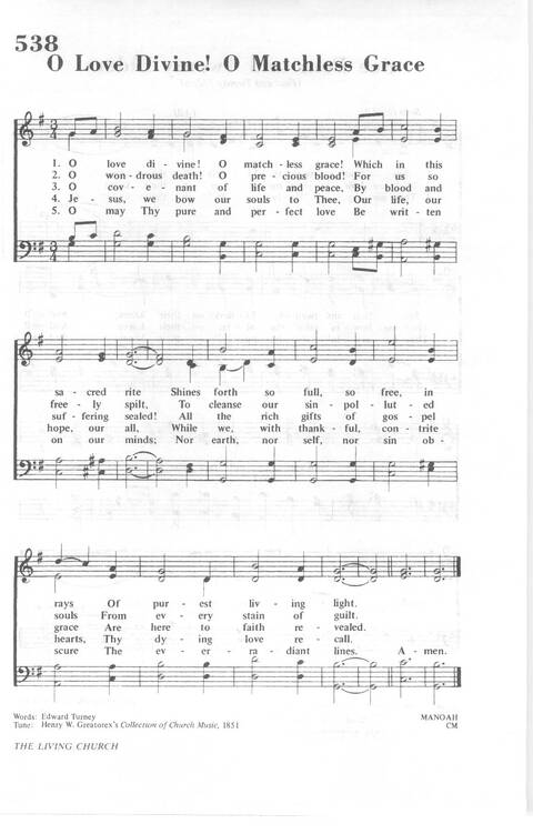 African Methodist Episcopal Church Hymnal page 595