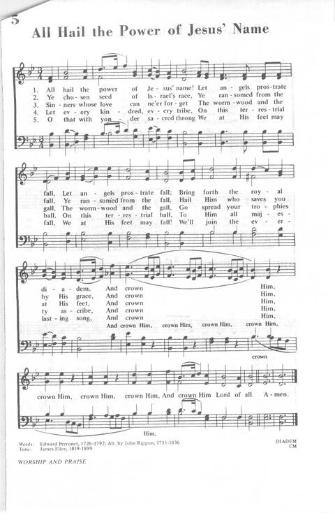 African Methodist Episcopal Church Hymnal page 6