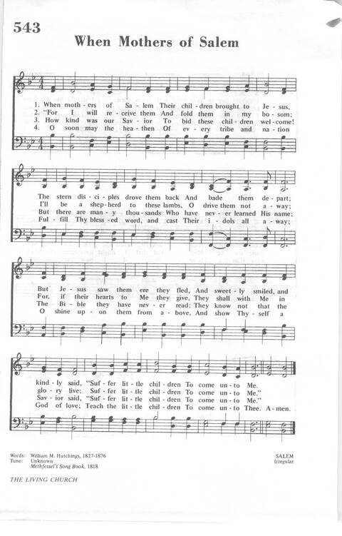 African Methodist Episcopal Church Hymnal page 601