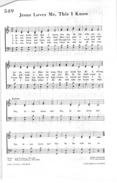 African Methodist Episcopal Church Hymnal page 607