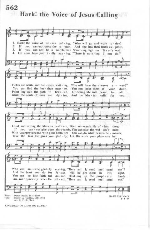 African Methodist Episcopal Church Hymnal page 621