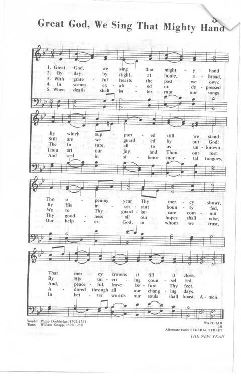 African Methodist Episcopal Church Hymnal page 646
