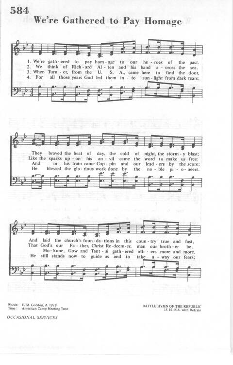 African Methodist Episcopal Church Hymnal page 649