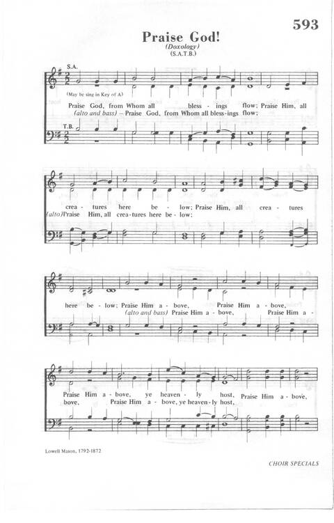 African Methodist Episcopal Church Hymnal page 664