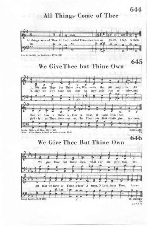 African Methodist Episcopal Church Hymnal page 704