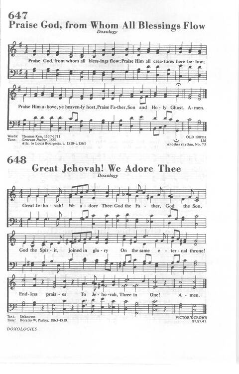 African Methodist Episcopal Church Hymnal page 705