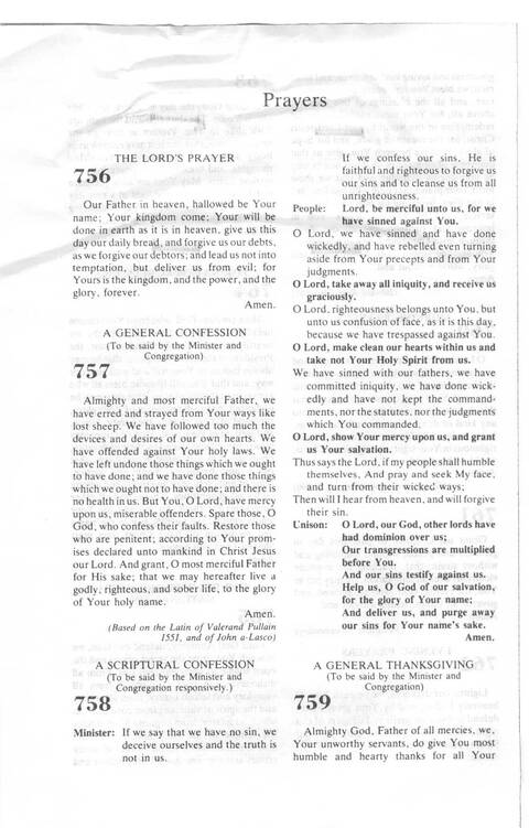 African Methodist Episcopal Church Hymnal page 756