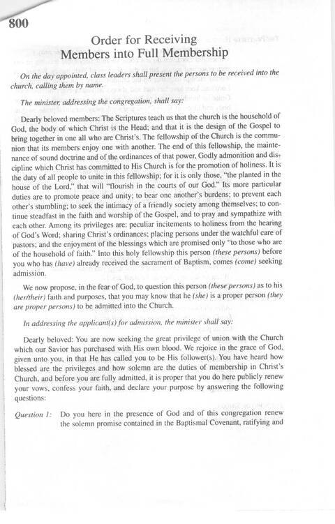 African Methodist Episcopal Church Hymnal page 787