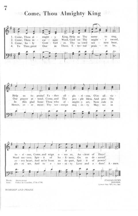 African Methodist Episcopal Church Hymnal page 8