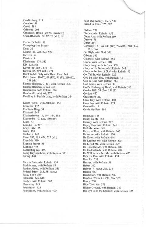 African Methodist Episcopal Church Hymnal page 818