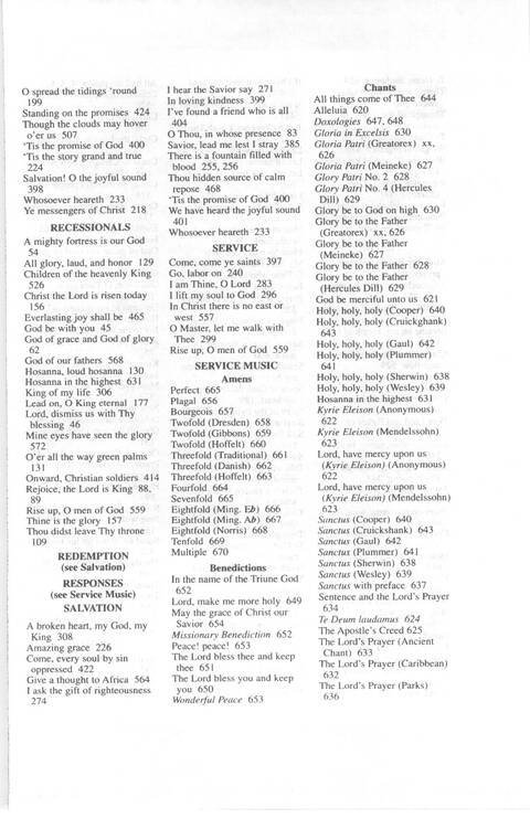 African Methodist Episcopal Church Hymnal page 839