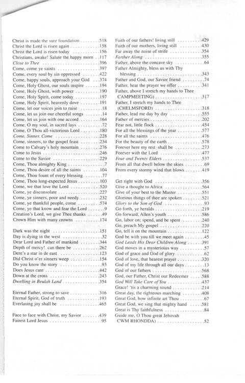 African Methodist Episcopal Church Hymnal page 843
