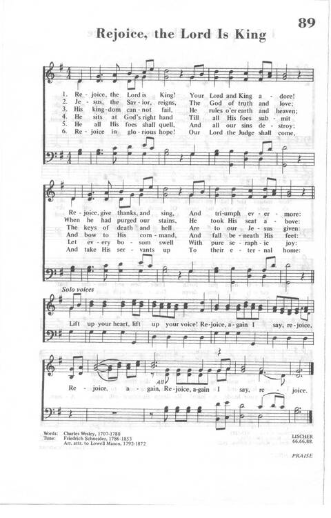 African Methodist Episcopal Church Hymnal page 91