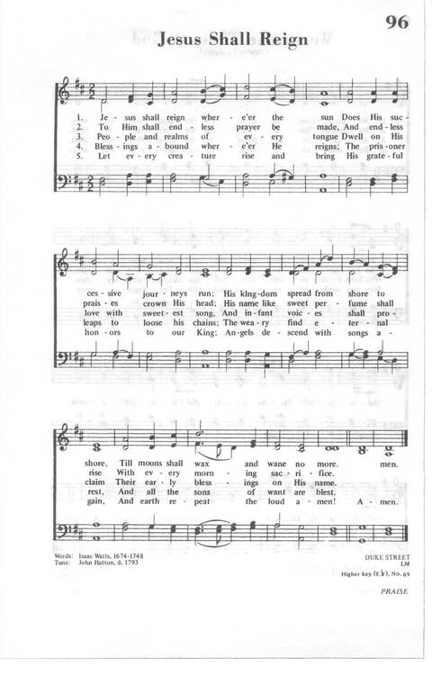 African Methodist Episcopal Church Hymnal page 99