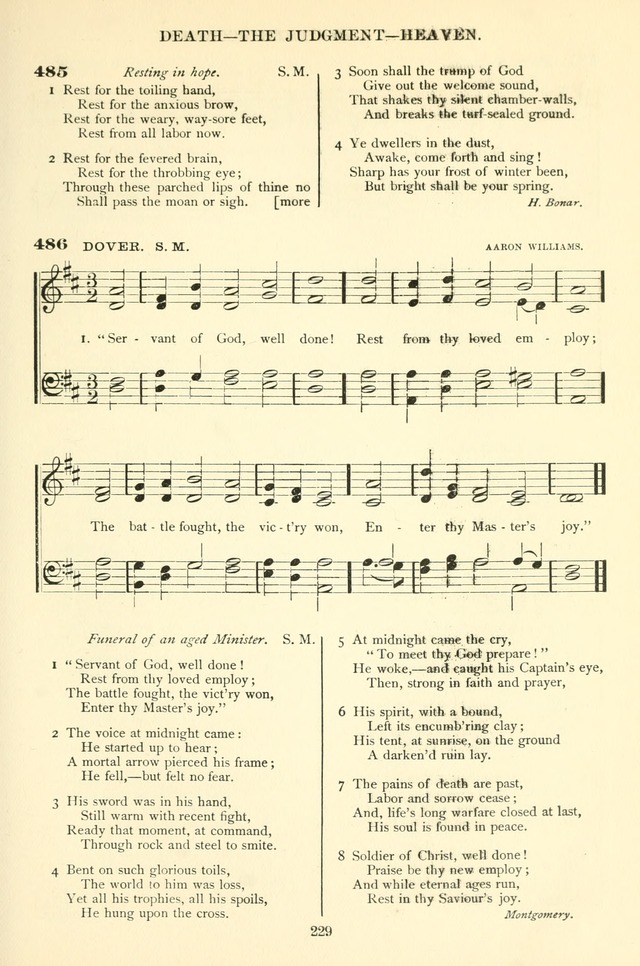 African Methodist Episcopal hymn and tune book: adapted to the doctrine and usages of the church. page 258