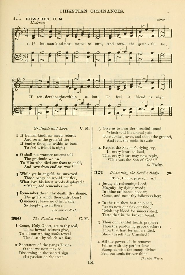 The African Methodist Episcopal Hymn and Tune Book: adapted to the doctrines and usages of the church (6th ed.) page 151