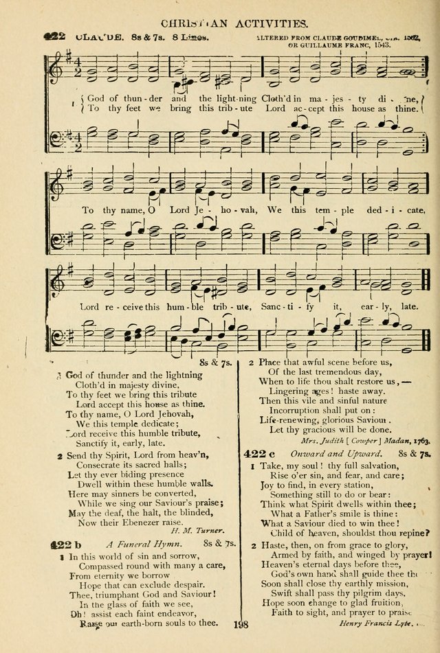 The African Methodist Episcopal Hymn and Tune Book: adapted to the doctrines and usages of the church (6th ed.) page 198