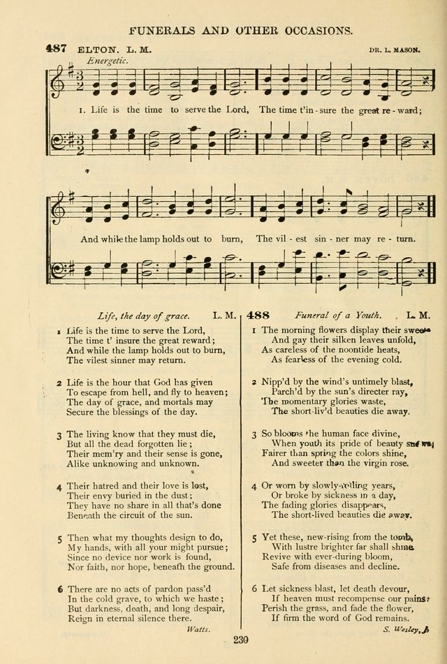 The African Methodist Episcopal Hymn and Tune Book: adapted to the doctrines and usages of the church (6th ed.) page 230