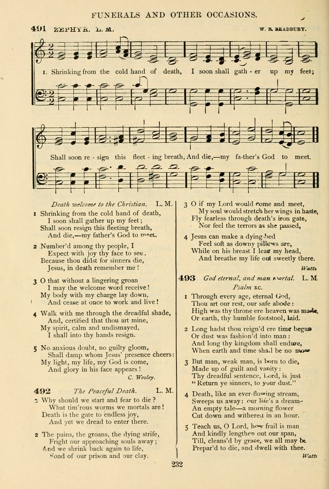 The African Methodist Episcopal Hymn and Tune Book: adapted to the doctrines and usages of the church (6th ed.) page 232