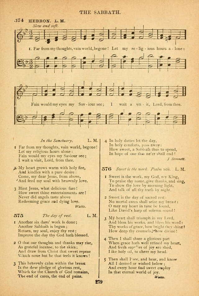 The African Methodist Episcopal Hymn and Tune Book: adapted to the doctrines and usages of the church (6th ed.) page 279
