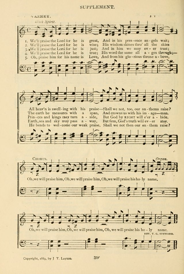 The African Methodist Episcopal Hymn and Tune Book: adapted to the doctrines and usages of the church (6th ed.) page 316