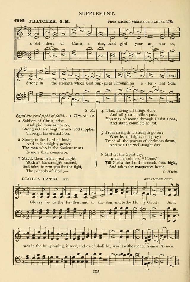 The African Methodist Episcopal Hymn and Tune Book: adapted to the doctrines and usages of the church (6th ed.) page 332