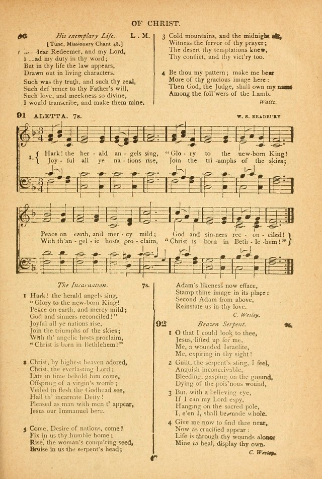 The African Methodist Episcopal Hymn and Tune Book: adapted to the doctrines and usages of the church (6th ed.) page 47