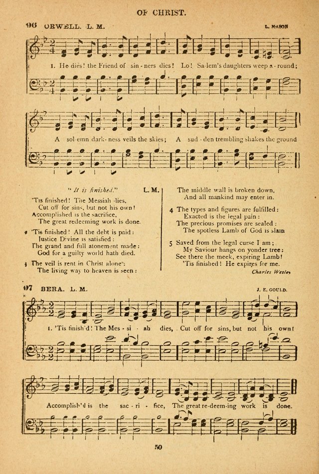 The African Methodist Episcopal Hymn and Tune Book: adapted to the doctrines and usages of the church (6th ed.) page 50