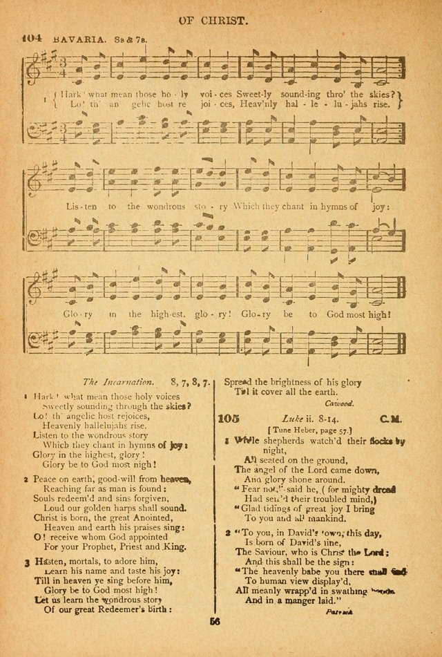 The African Methodist Episcopal Hymn and Tune Book: adapted to the doctrines and usages of the church (6th ed.) page 56