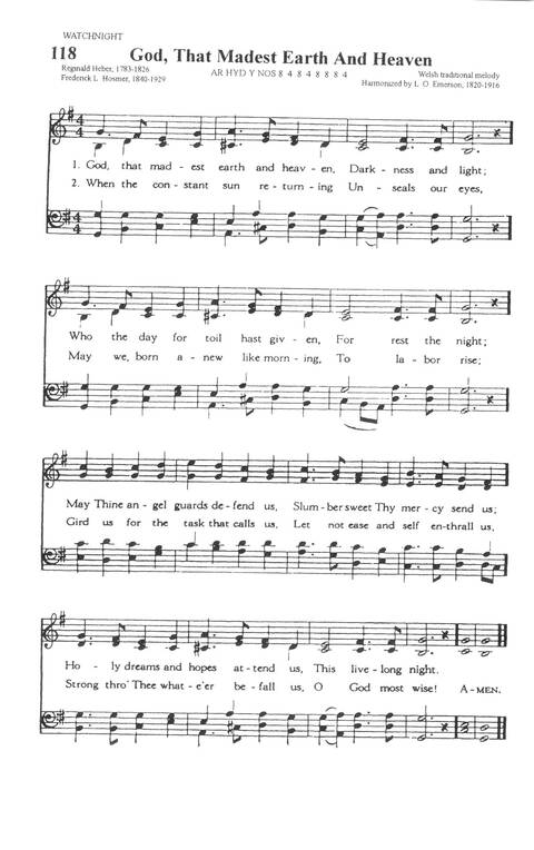 The A.M.E. Zion Hymnal: official hymnal of the African Methodist Episcopal Zion Church page 109