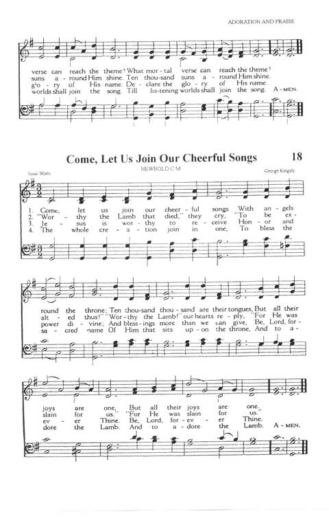 The A.M.E. Zion Hymnal: official hymnal of the African Methodist Episcopal Zion Church page 16