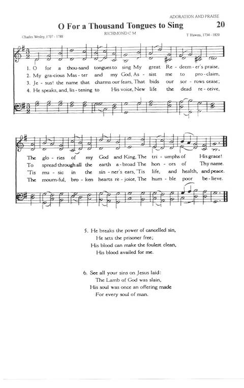 The A.M.E. Zion Hymnal: official hymnal of the African Methodist Episcopal Zion Church page 18