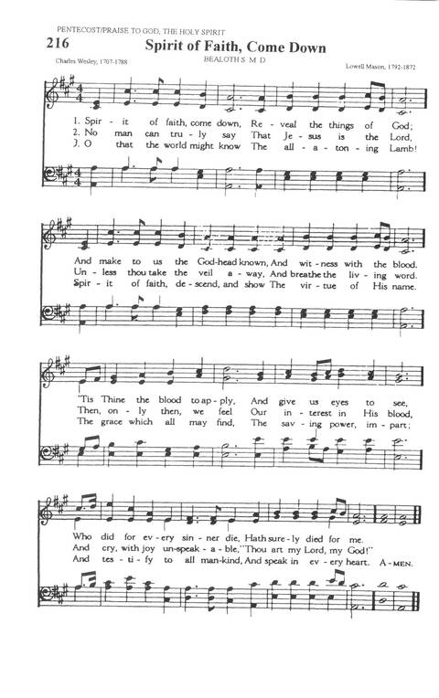 The A.M.E. Zion Hymnal: official hymnal of the African Methodist Episcopal Zion Church page 197