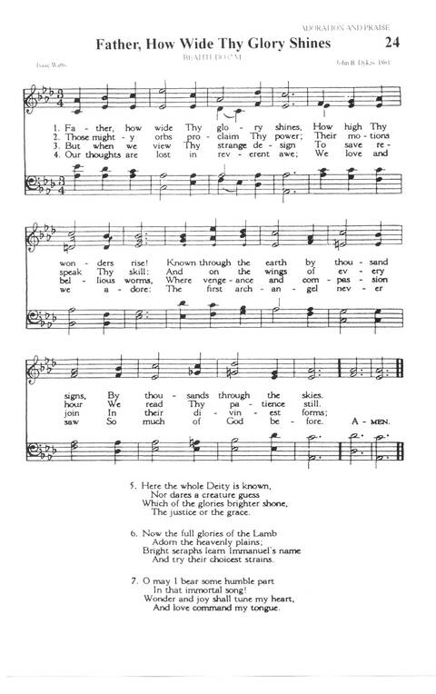 The A.M.E. Zion Hymnal: official hymnal of the African Methodist Episcopal Zion Church page 22