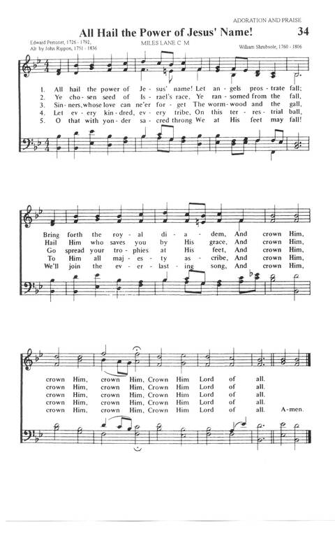 The A.M.E. Zion Hymnal: official hymnal of the African Methodist Episcopal Zion Church page 30