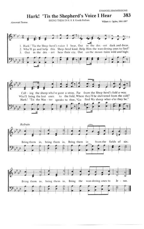 The A.M.E. Zion Hymnal: official hymnal of the African Methodist Episcopal Zion Church page 340