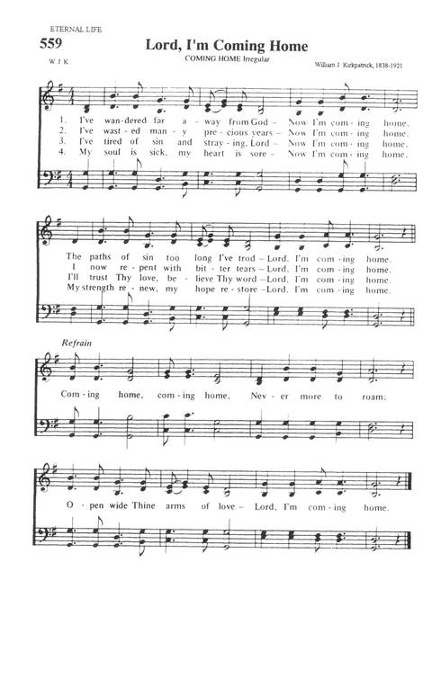 The A.M.E. Zion Hymnal: official hymnal of the African Methodist Episcopal Zion Church page 497