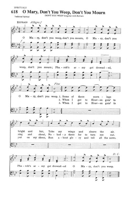 The A.M.E. Zion Hymnal: official hymnal of the African Methodist Episcopal Zion Church page 551