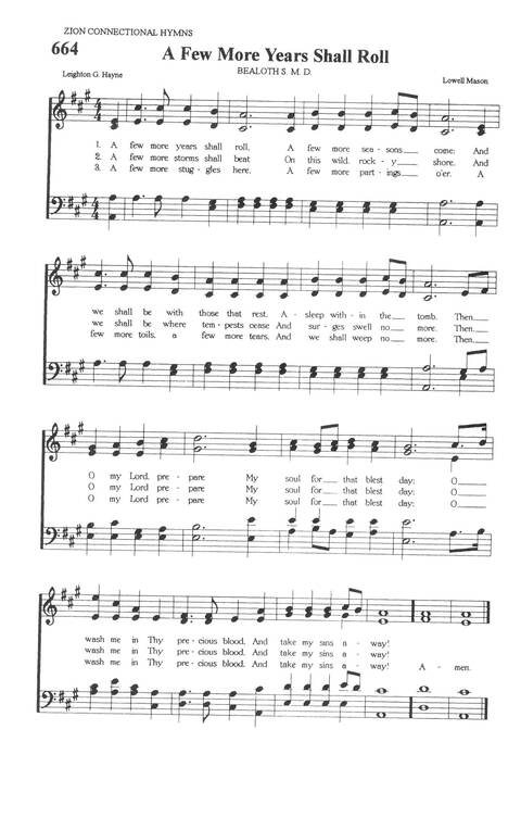 The A.M.E. Zion Hymnal: official hymnal of the African Methodist Episcopal Zion Church page 609