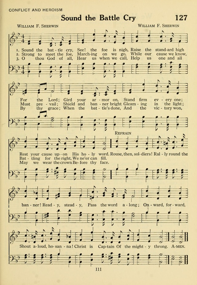 The Army and Navy Hymnal page 111
