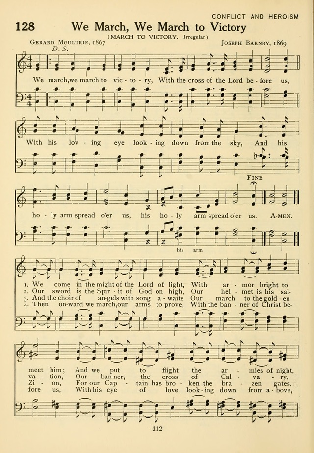 The Army and Navy Hymnal page 112