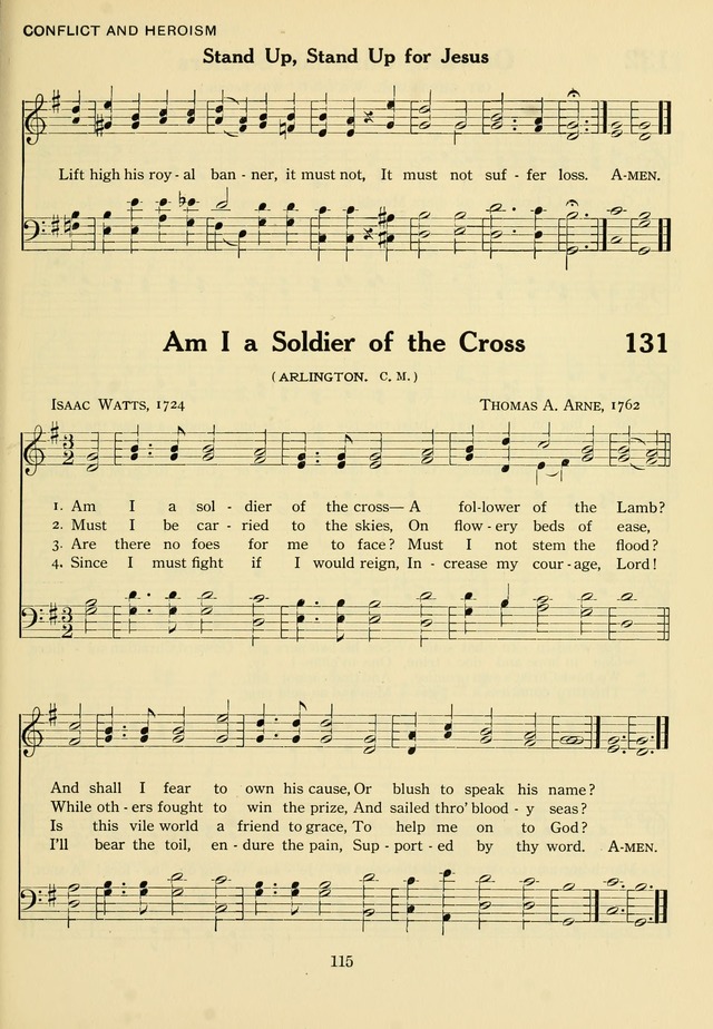 The Army and Navy Hymnal page 115