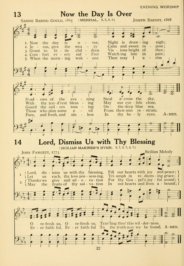 The Army and Navy Hymnal page 12